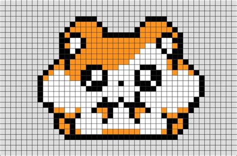 Hamster Pixel Art Pixel Art Grid Pixel Art Minecraft Pixel Art