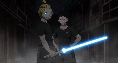 Shinra And Arthur In 2020 Shinra Kusakabe Anime Fire