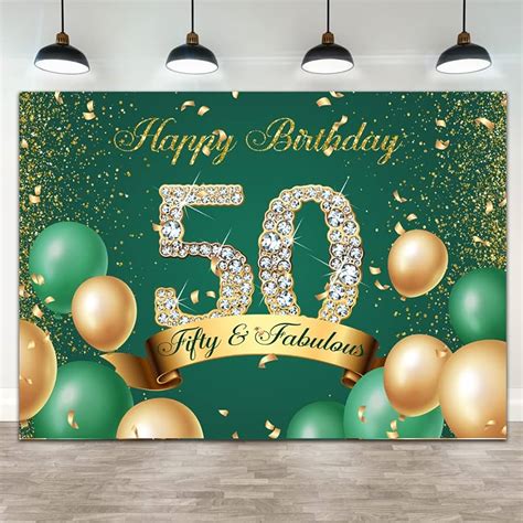 Stunning Happy 50th Birthday Background Images To Use For Invitations