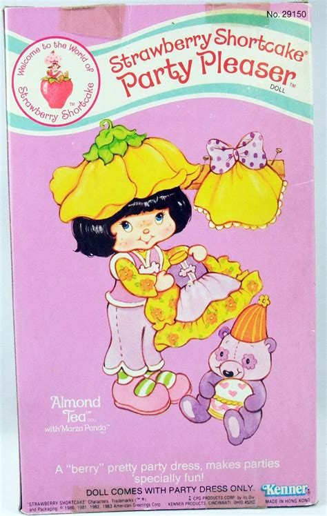 Strawberry Shortcake Almond Tea And Marza Panda Party Pleaser Kenner
