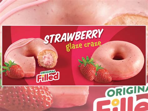 Krispy Kreme Canada Offers Strawberry Glazed Doughnuts Through May 6