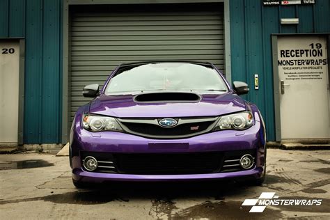 Subaru Impreza Wrx Sti Gloss Purple Wrap Subaru Impreza Wr Flickr