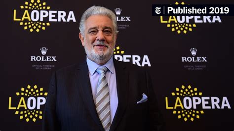 Plácido Domingo Leaves Los Angeles Opera Amid Sex Harassment Inquiry The New York Times