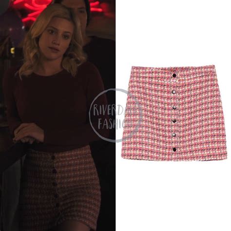 Betty Cooper Wears This Pink Tweed Zara Miniskirt On Riverdale 3x15