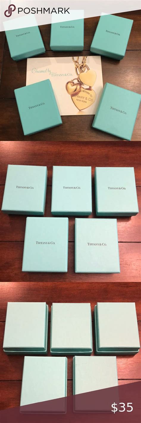 set of 5 tiffany and co blue boxes in 2022 tiffany and co tiffany blue box