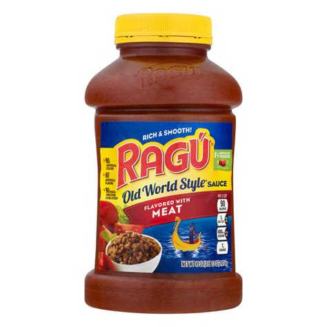 Save On Ragu Old World Style Pasta Sauce Flavored With Meat Order