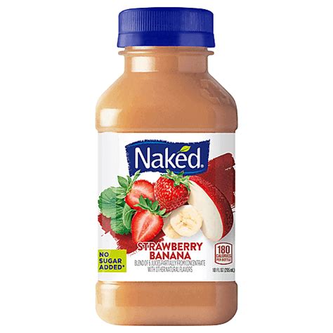 Naked Juice Strawberry Banana Fl Oz Smoothies Foodtown