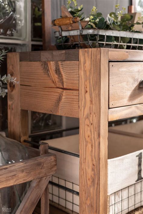 Diy Rustic Console Table With Free Plans The Navage Patch Rustic