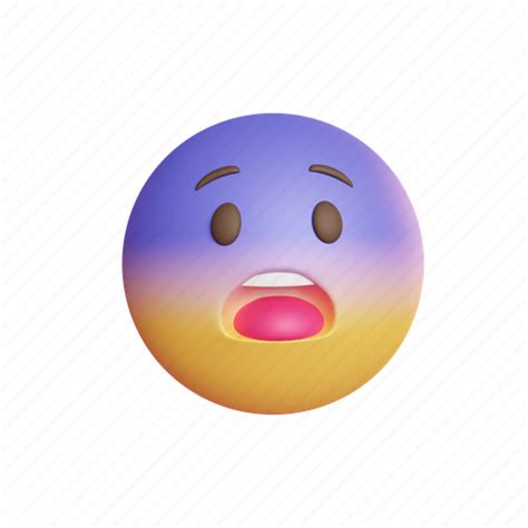 Fear Horror 3d Scary Emoji Emotion Emoticon 3d Illustration