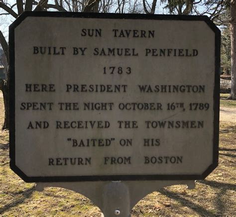 Historic Sign In Fairfield Connecticut Paul Chandler February 2018