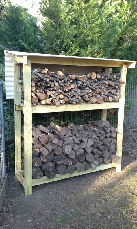 Firewood Storage Shed Design Plans ~ Pole Barn Construction