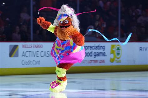 ‘where Did The Time Go Flyers Mascot Gritty Turns 5