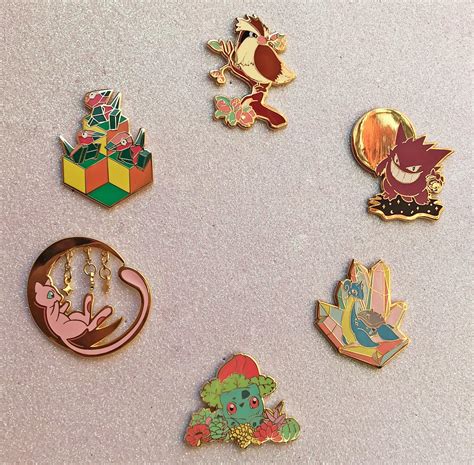 I Designed And Created A Set Of Pokemon Enamel Pins What Do You Think