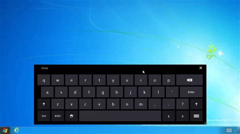 Enable Virtual On Screen Touch Keyboard On Windows 8 Youtube