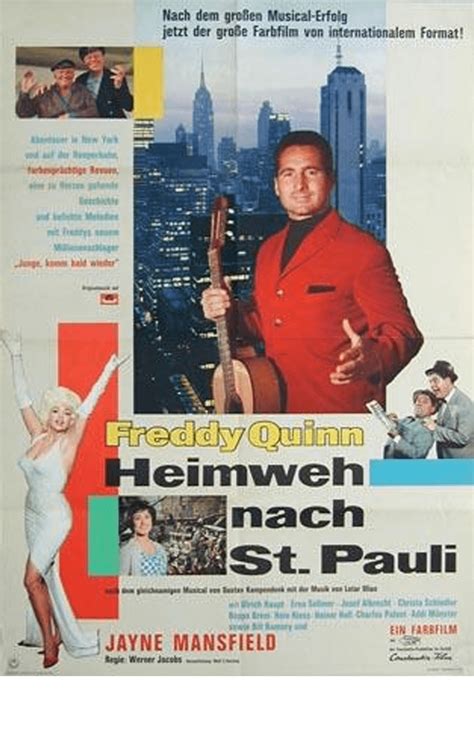 jayne mansfield shooting the german film homesick for st pauli in hamburg germany mid 1963