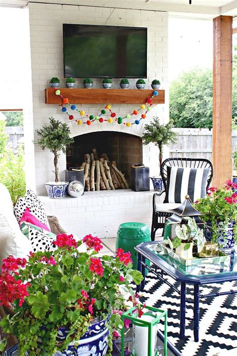 Summer Home Tour Part 3 Patio Patio Decorating Ideas On A Budget