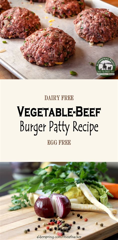 Middle eastern kofta kebabs (spiced ground lamb or beef shaped around skewers) are delicious, but a bit of a project. Vegetable-Beef Burger Patty Recipe - Meathacker