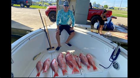 Offshore Galveston Red Snapper Fishing Youtube