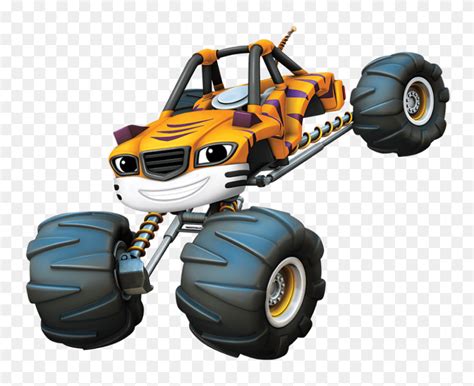 Blaze And The Monster Machines Starla Transparent Png Auto Png