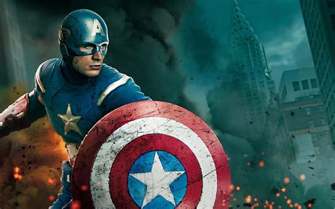 🔥captain America Superhero Shield Chris Evans Marvel Comics Hd Wallpaper 800x500 60574