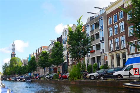 Mooie Stad Van Amsterdam Redactionele Fotografie Image Of Zwart 64964562