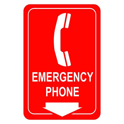 Emergency Phone American Sign Company