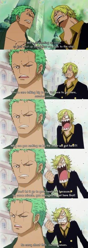 Zoro Sanji My Most Favorite Moment Of There S Hands Down One Piece