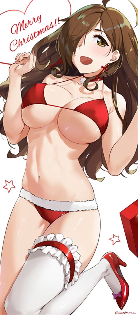 1girls Bikini Christmas Garter High Heels Kono Subarashii Sekai Ni