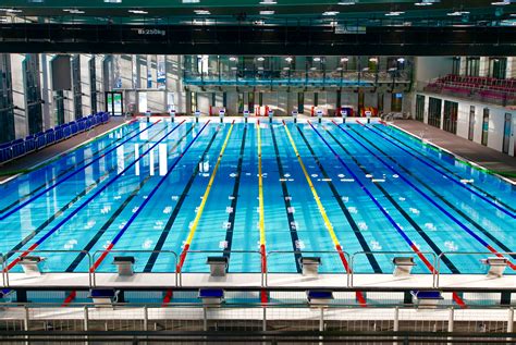 This type of swimming pool is used in the olympic games, where the race course is 50 metres (164.0 ft) in length, typically referred to as long course, distinguishing it from short course which applies to competitions in pools that are 25 metres (82.0 ft) in length. OLYMPIC SWIMMING POOL | Centrum Sportowo-Rehabilitacyjne WUM