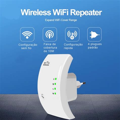 Wi Fi Sem Fio Repetidor Mbps Wifi Amplificador Wi Fi Extensor Longo