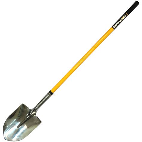 Centurion 572 Stainless Steel Sturdy Long Handle Round Point Shovel