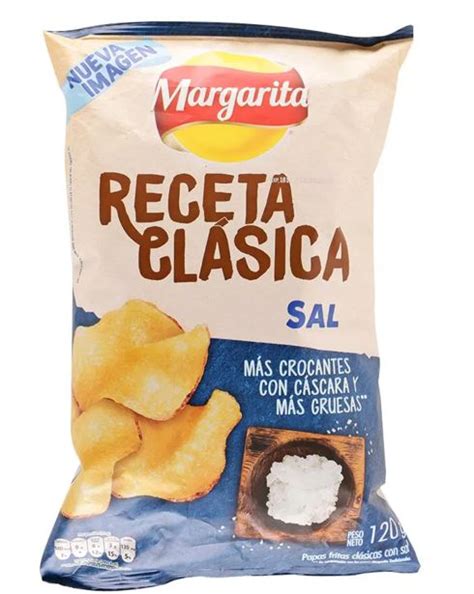 Papa Margarita Receta Clásica Sal X 120 G Licores De La Sabana