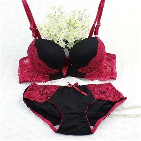 boldiva high qualtity sexy lace bra panty set 2269 black red boldiva