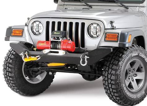 Body Armor Tj 19531 4x4 Front Formed Winch Bumper For 87 06 Jeep