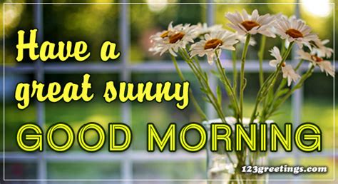 Sunny Good Morning Free Good Morning Images Ecards Greeting Cards