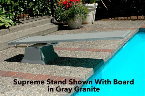 Supreme Stand With 6 Frontier Iii Gray Diving Board 68 209 61624