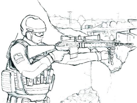 Usmc Marine Coloring Pages