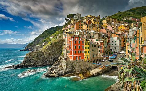 Fondos De Pantalla Italia Mar De Liguria Riomaggiore Cinque Terre