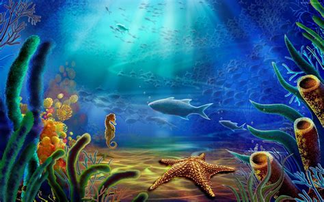 Under The Sea Wallpapers Wallpaper Cave