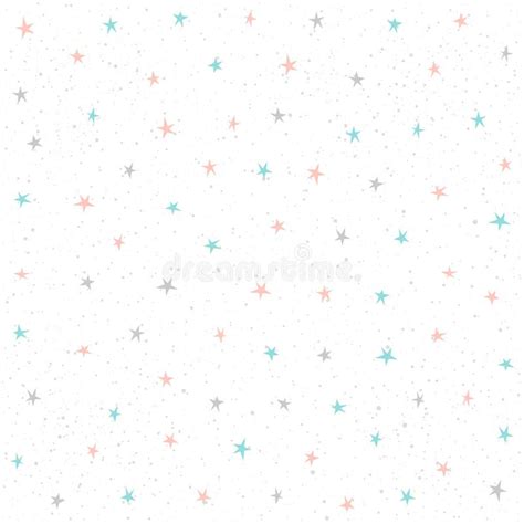 Seamless Pastel Star Pattern Stock Vector Illustration Of Ornament