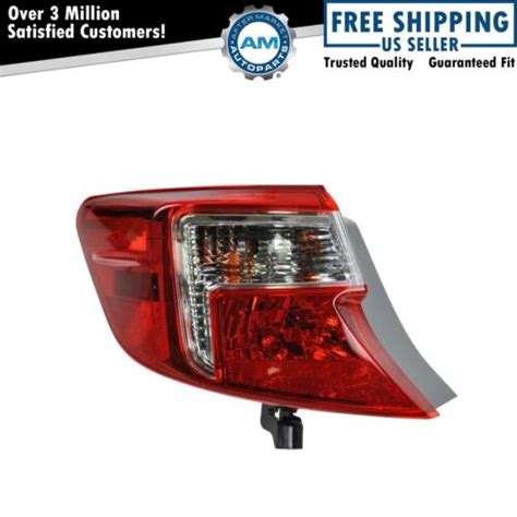 Left Outer Rear Tail Light Assembly Fits 2012 2014 Toyota Camry Ebay