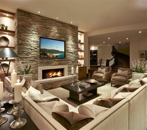 Living Room Tv Wall Living Room With Fireplace Home Living Room