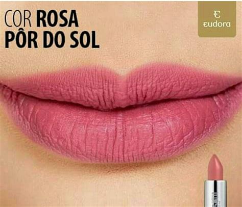 Batom Rosa Por Do Sol Efeito Mate Soul Kiss Me Eudora R Em Mercado Livre