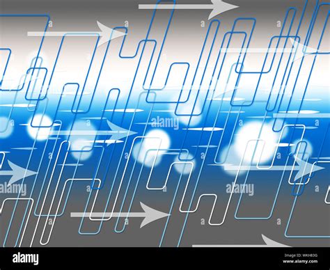 Blue Arrows Background Meaning Sending Data And Web Stock Photo Alamy