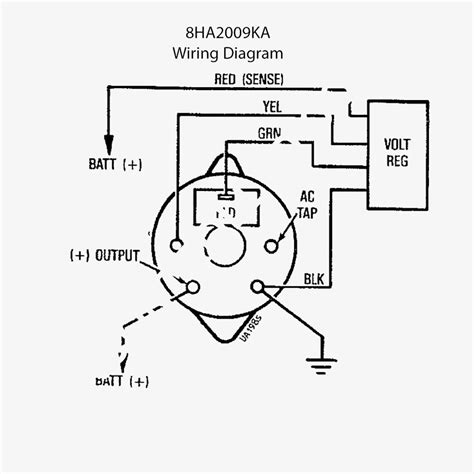 delco  alternator wiring diagram
