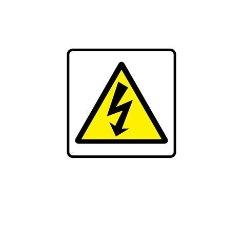Buy Electrical Symbol Labels Danger Warning Stickers