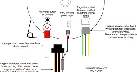 Ford 3g Alternator Wiring Diagram 1978 - Wiring Diagram