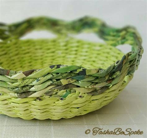 Fruit Basket Woven Decorative Bowl Round Kitchen Storage Etsy Uk