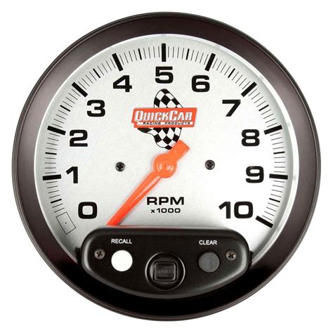 Quickcar Racing® 611 6001 Standard 5 Tachometer Gauge With Memory