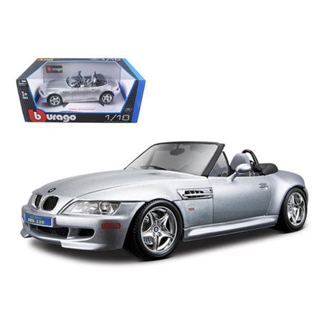 Rastar 1:24 bmw mini cooper s countryman diecast alloy static sports car model. BMW Z3 M Roadster Silver 1/18 Diecast Car Model by Bburago ...